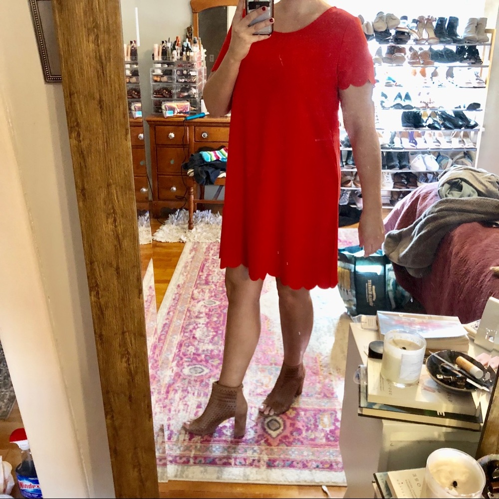 Stitchfix Lux and co Linley scallop detail dress